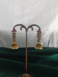 Kemp Jhumka - Light Weight -  Multi colour | J838